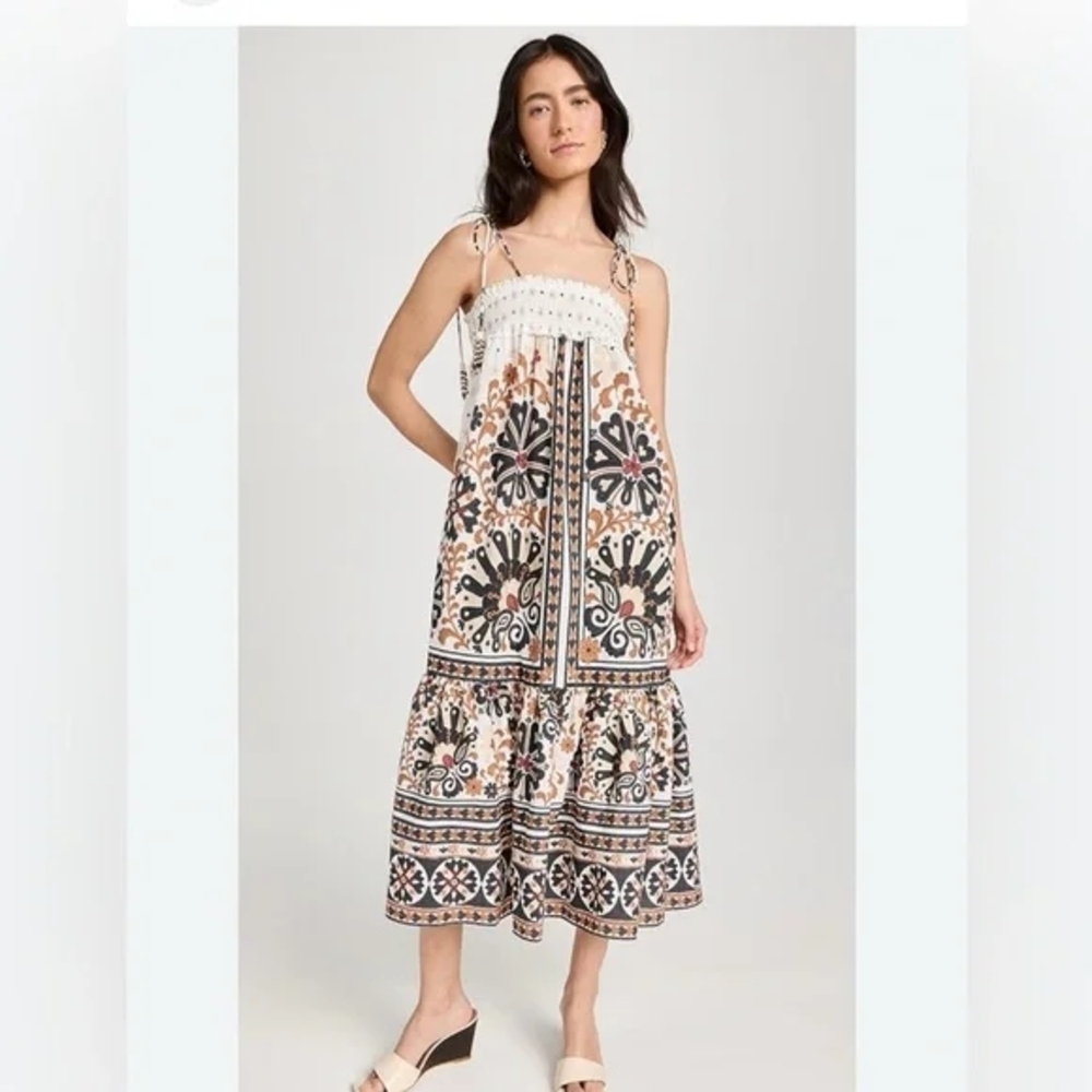 FARM Rio Tapestry Midi Sundress - Picture 1 of 5
